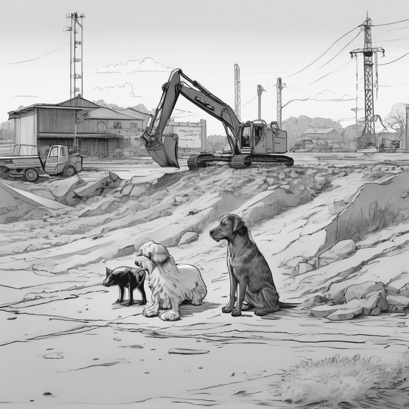 The only digger who shows up on time.